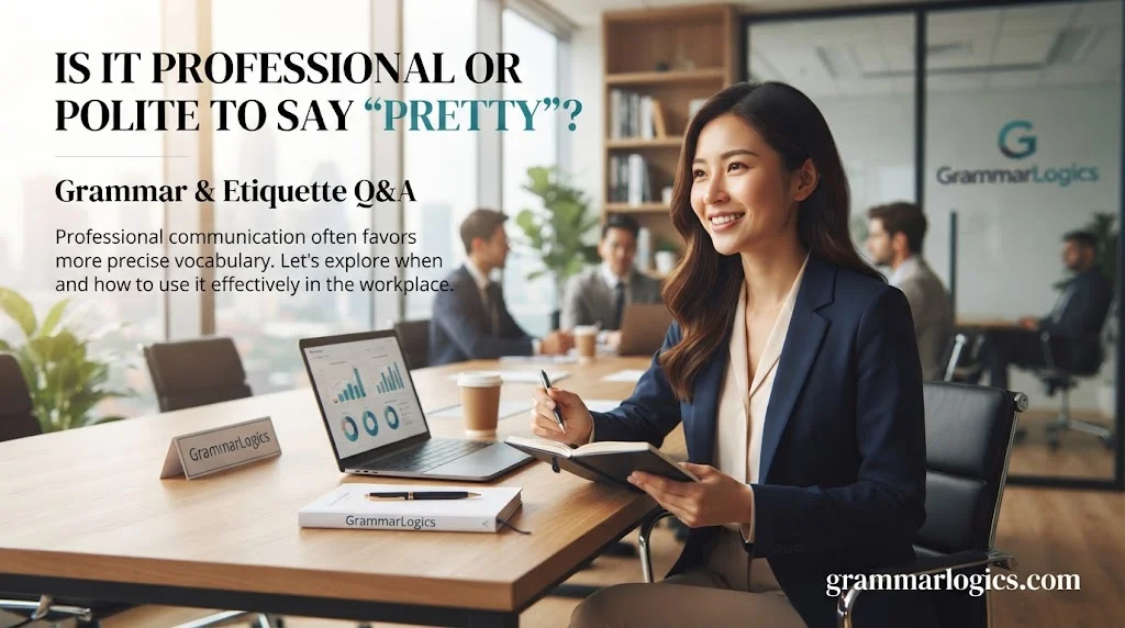 Is It Professional or Polite to Say “Pretty”?