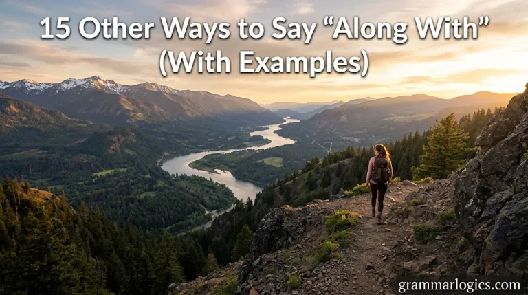 15 Other Ways to Say “Along With” (With Examples)