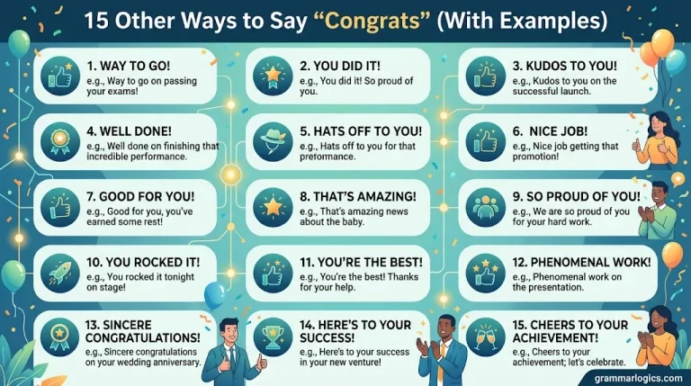 15 Other Ways to Say “Congrats” (With Examples)
