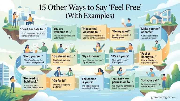 15 Other Ways to Say “Feel Free” (With Examples)