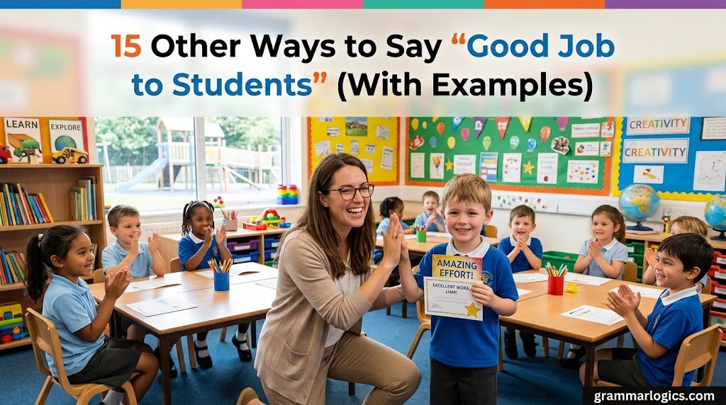 Other Ways to Say “Good Job to Students”