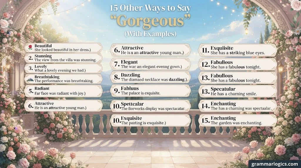 Other Ways to Say “Gorgeous”
