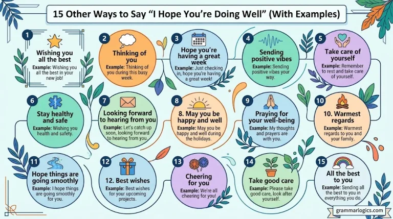 15 Other Ways to Say “I Hope You’re Doing Well” (With Examples)