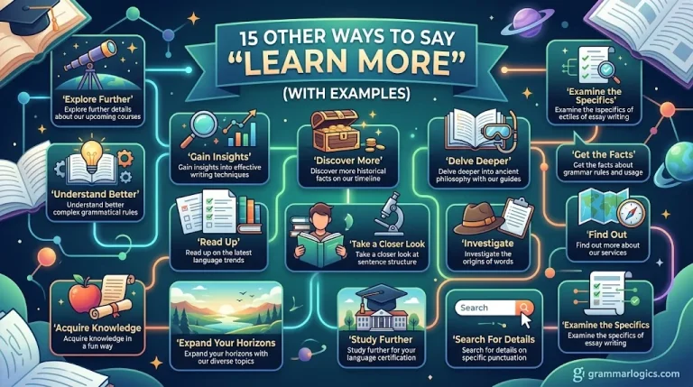 Other Ways to Say “Learn More”