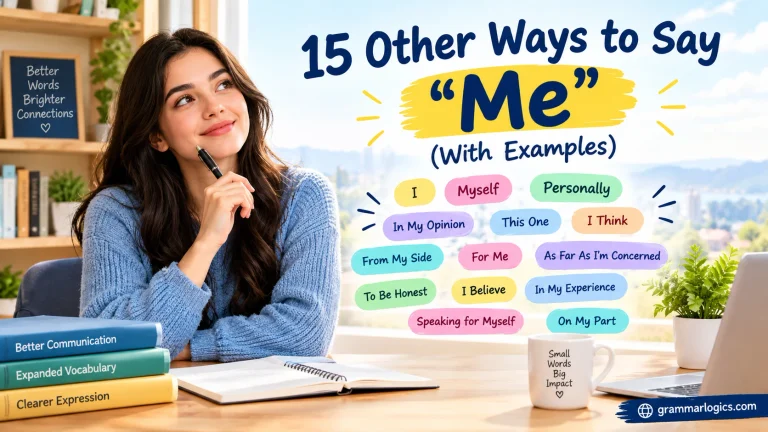 Other Ways to Say “Me”