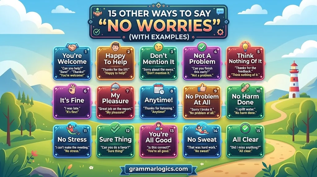 Other Ways to Say “No Worries”