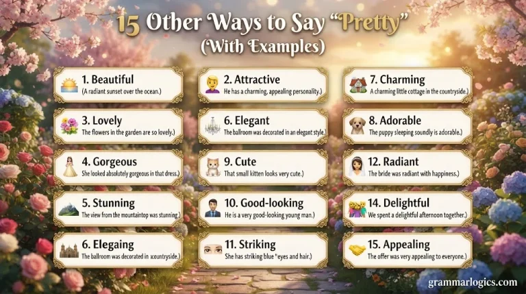 Other Ways to Say “Pretty”