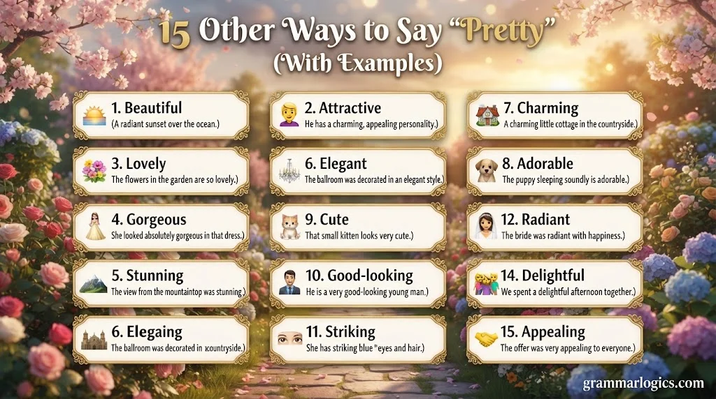 Other Ways to Say “Pretty”