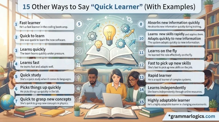 Other Ways to Say “Quick Learner”