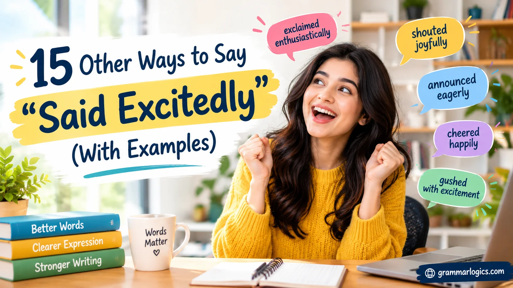 Other Ways to Say “Said Excitedly”