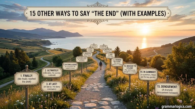 15 Other Ways to Say “The End” (With Examples)