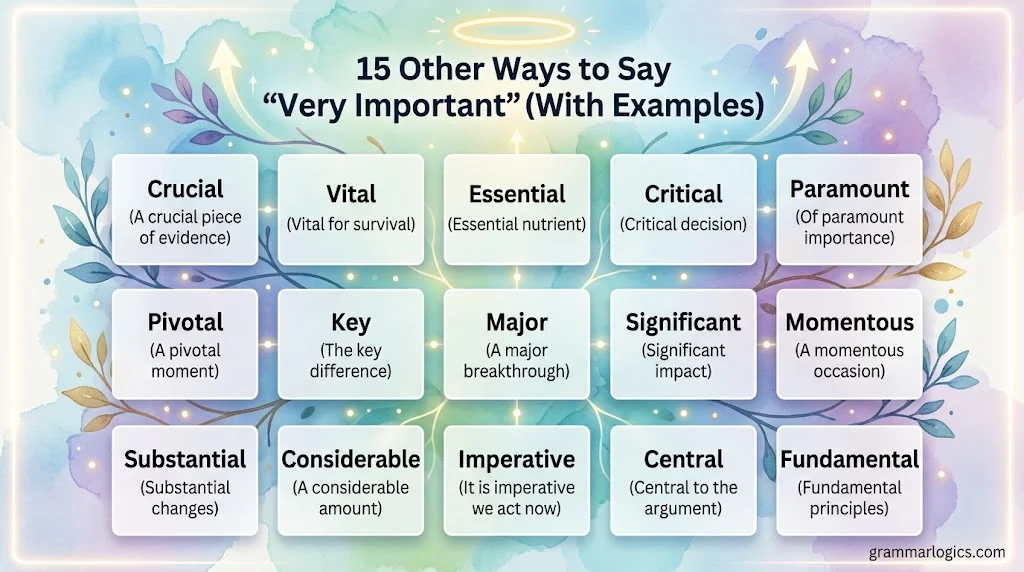 15 Other Ways to Say “Very Important” (With Examples)
