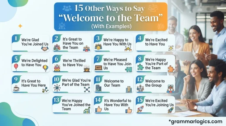 15 Other Ways to Say “Welcome to the Team” (With Examples)